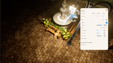 Lights creation and gestion