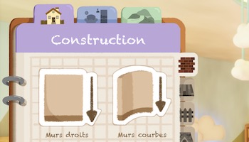 Construction menu