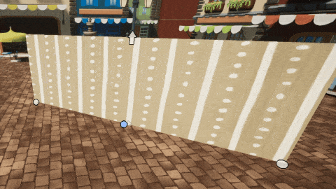 Curved wall